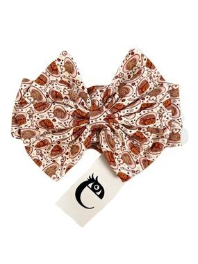 🇨🇦 Little Eyes Kids Spaghetti Sweethearts Bamboo Bow Headband‎